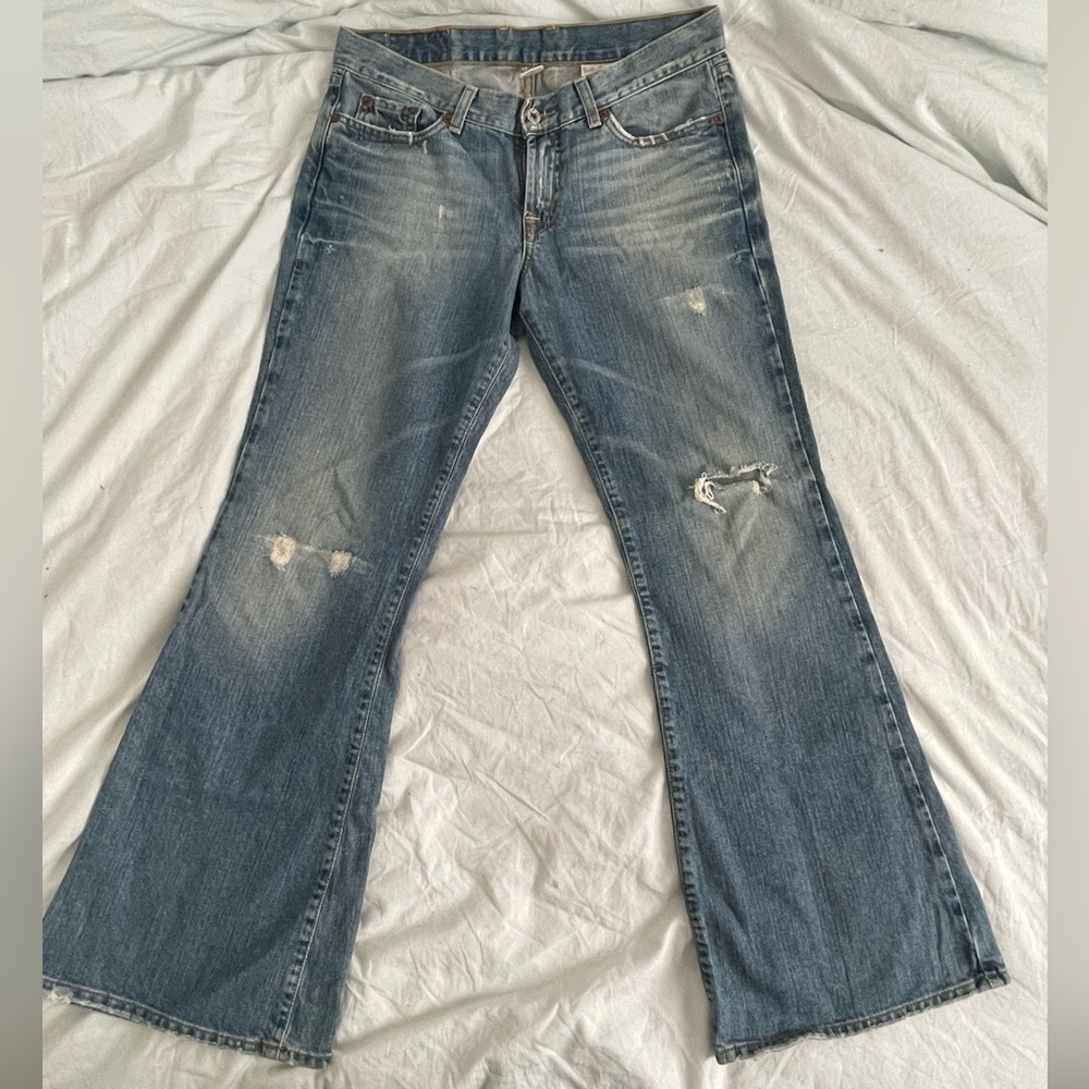 Lucky low rise flare jeans